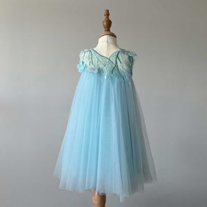 2-3-4 year light blue dress, frozen theme