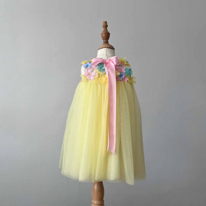 2-3 year short yellow dress