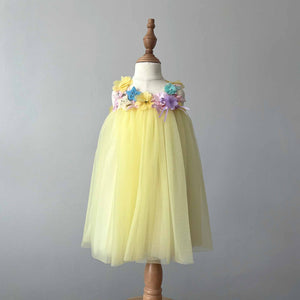 2-3 year short yellow dress