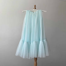 Load image into Gallery viewer, 5-6 year light blue dress with whimsical applique
