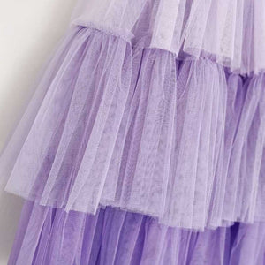 6-7-8 year ombre purple girls dress